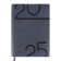 Dated 2025 diary, Escalada, A6+ 176 sheets, soft cover, artificial leather, pancake embossing, tinted block 70 g/m2, gray