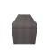 Puff with a lid and weighting, 800 × 400 × 420 mm, lunar matting, Latte color