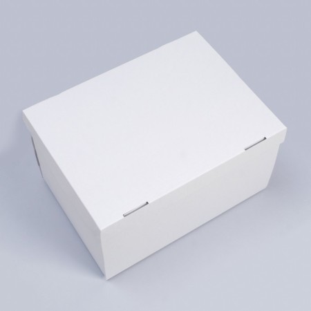 The box is folding, the lid is, white, 35 x 25 x 20 cm-1