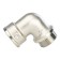 STOUT SFT-0016-000001, 1 ", external/internal thread, with emphasis, nickel. Brass
