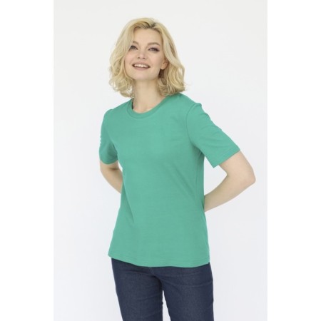 T -shirt with round neckline, size 44-1