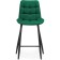 Chair Barry Alst Metal/velor, Black/Green 50x58x99 cm
