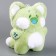 Soft toy "Super Cat", green color