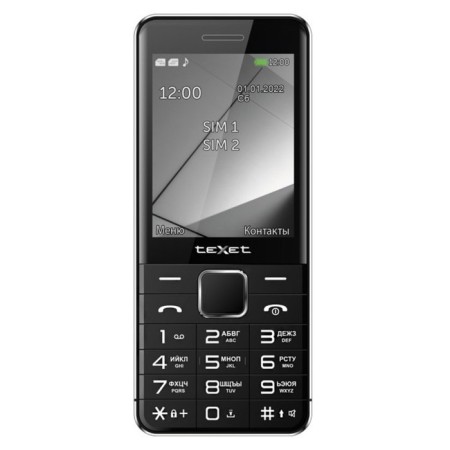 Texet TM-425 Black smartphone