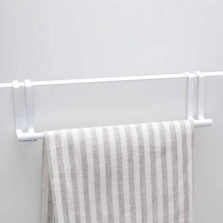 Holder for towels on the door, white color