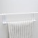 Holder for towels on the door, white color