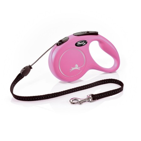 Roulette Flexi New Classic M (up to 20 kg) 5 m cable, pink