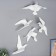 Souvenir Polystone Wall Decor "Seagull" Mix White