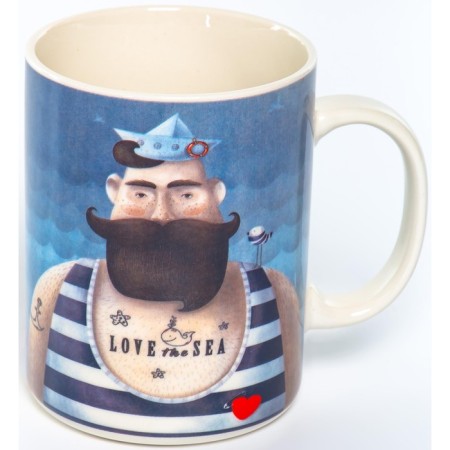 Mug Olaff Love Sea, 510 ml