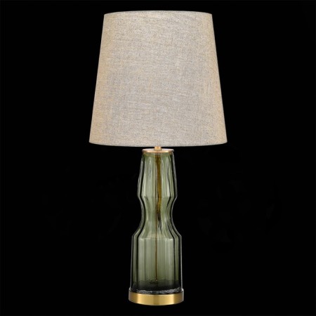 ST LUCE bedside lamp. SL1005.904.01. Saya. 1x40 W, E27, 35x35x72 cm, olive color, brass-3