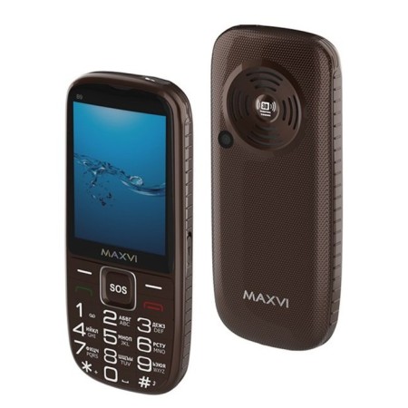 Cell phone Maxvi B9 Brown-2