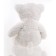 Soft Gulliver toy "Bear", sedentary, white color, 24 cm