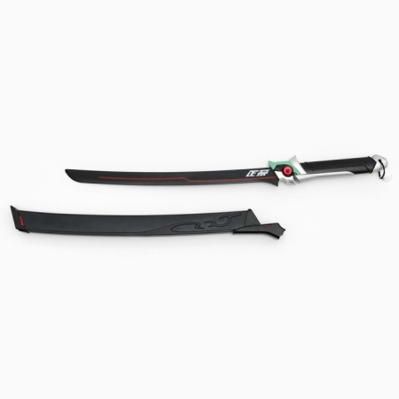 Souvenir weapon "Katana Hizeshi" 75 cm, blade 47 cm, black-2