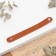 The stamp holder Music Life, 20 x 1.5 cm, brown