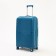 Great suitcase 28 "On a zipper, code lock, blue color