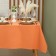 Tables Etheel Kitchen 150x250 cm, orange color, 100% cotton, sarzha 220 g/m2