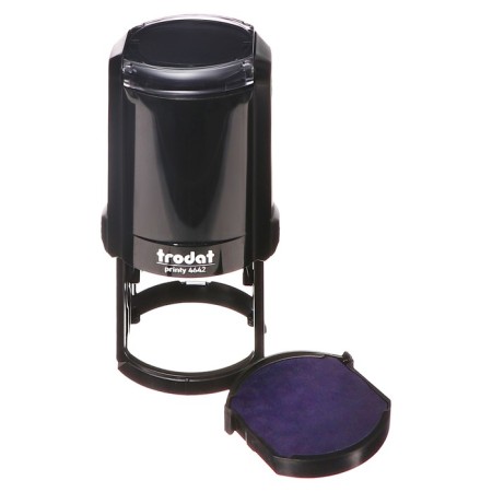Equipment for round printing automatic Trodat Printy 4642, diameter 42 mm, with a lid, black body-2