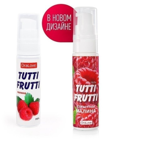Tutti-Frutti Oralove Malina, water-based, edible, 30 ml-1