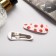 Invisibility for hair "Spark" (set 2 pcs) strawberries, 5 cm