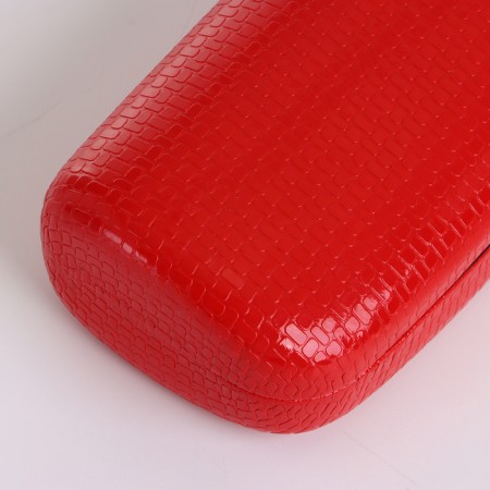 Case for glasses on the cracker, length 15 cm, red color-2