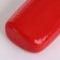 Case for glasses on the cracker, length 15 cm, red color