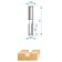 Frases groove Encor Prof 46011, straight, on wood, d = 8 mm, 8 x 20 mm