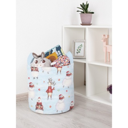 Basket for toys "Once in the forest, size 35x35 cm