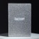 Cover for passport "Passport", PVC shiny, silver color