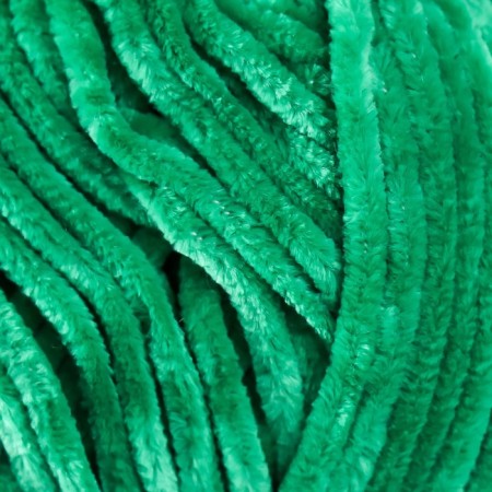 Yarn "Velour" 100% micropoliester 170m/100g (856 emerald)-2