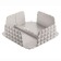 HELPLE SALFTER GUZZINI TIFFANY, size 20x20 cm, gray-beige color