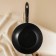Sleep pan aluminum with anti -stick coating SL Home, D = 28, h = 7.5 cm, black color