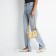 Lightning bag, beige color