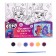 Set for children's creativity is a small pony, canvas for painting, 15 × 20 cm