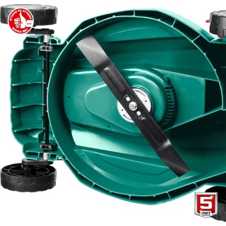 Lawn mowed network bison GS-42-2000, 220 V, 2000 watts, 3200 rpm, beard 42 cm-10
