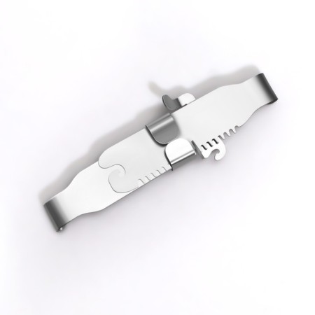 Corrector-fixer for an ingrown nail, size L, in a plastic case, silver color-5