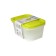 A set of plastic containers with Oursson steamed, green apple