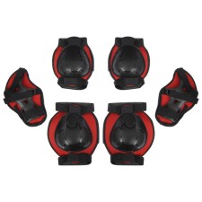Защита роликовая ONLYTOP, р. S, цвет красный