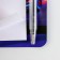 Set "Be the First" notebook A7, 32 sheets, mini-hand Blue Paste, writing node 0.5 mm