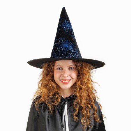 Carnival hat "Web", blue color-1