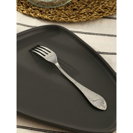 Woodpine fork "Ambassador", h = 20 cm, thickness 2.5 mm, silver color-1