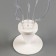 Set "wave", wand+holder+stand, set of 5 pcs., White