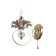 Bra "Liolet" E14 40W white-gold 20x25x13 cm