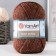 Yarn "Silky Royal" 65% gelding, 35% claim. Schelk 140m/50g (436 brown)