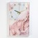 Carty clock is wall, interior "pink marble", smooth move, 57 x 35 x 4 cm