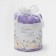 Towel Ethel "Happy New Year" Lilac color, 50x90cm, 100% cotton, 340 g/m2