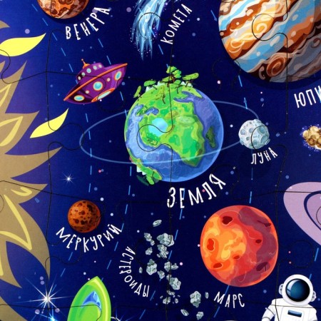Wooden puzzle "Solar system"-4