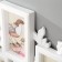 Photo frame plastic in 7 photos 10x10, 9x13 cm "Pink Garden" White 43.5x39 cm