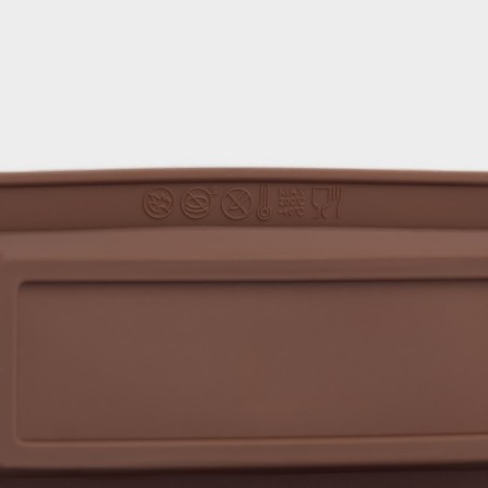 Silicone form for baking the biscuits "Biscuits", 5 cells, 22.3 × 10.5 × 2 cm, color mix-4