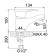 Accoona a9061 shell mixer, single -leaf, silumin, chrome