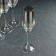 A set of glass glasses for champagne Silver Smoke, 160 ml, 4 pcs